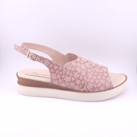 Alternative view of Aria Pink - Flower Γυναικείο Χειροποίητο Δερμάτινο Παπούτσι Ελληνικής Κατασκευής
