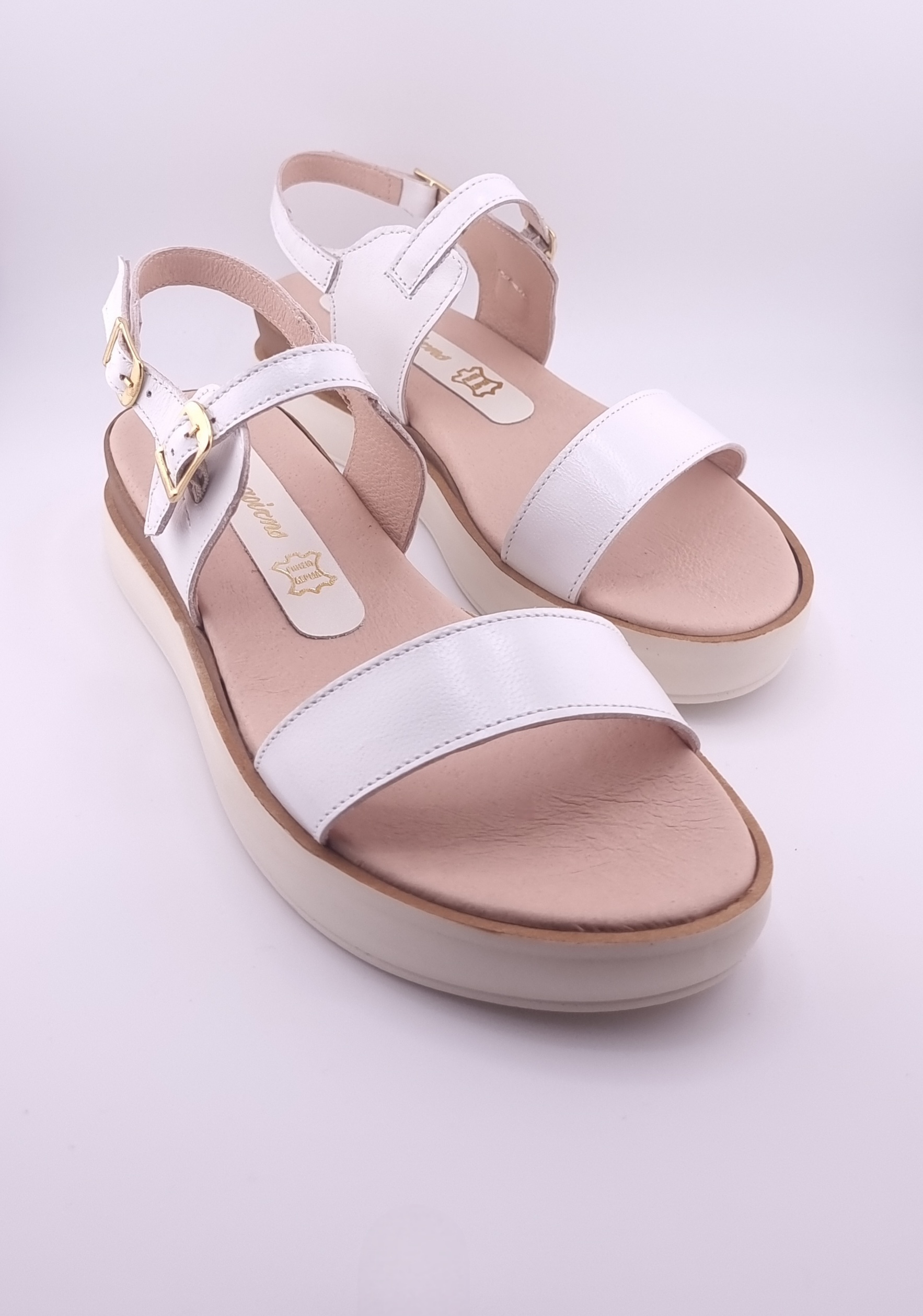 Florino White Γυναικείο Χειροποίητο Δερμάτινο Παπούτσι Ελληνικής Κατασκευής