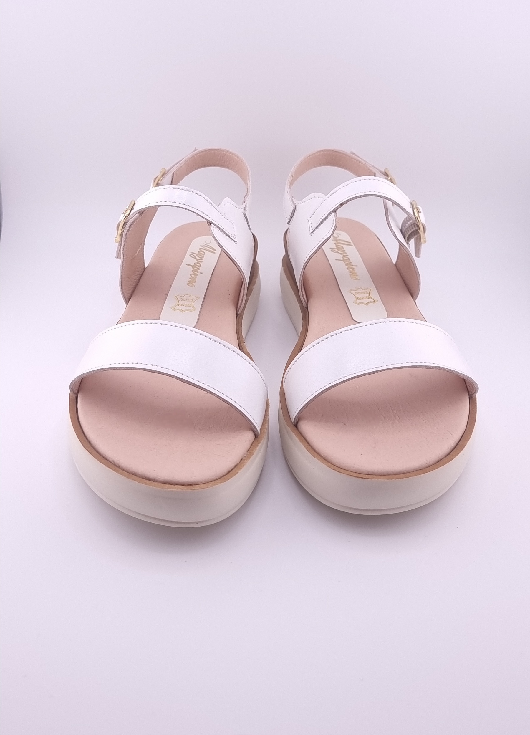 Florino White Γυναικείο Χειροποίητο Δερμάτινο Παπούτσι Ελληνικής Κατασκευής - Image 2